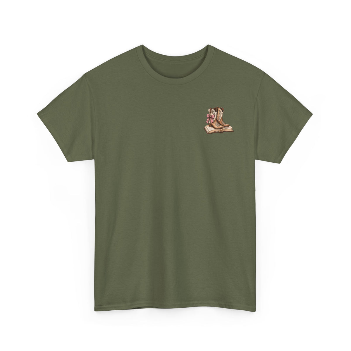 Cowgirl Cowboy Boots Tee — "Read 'Em & Weep" Western Graphic Shirt