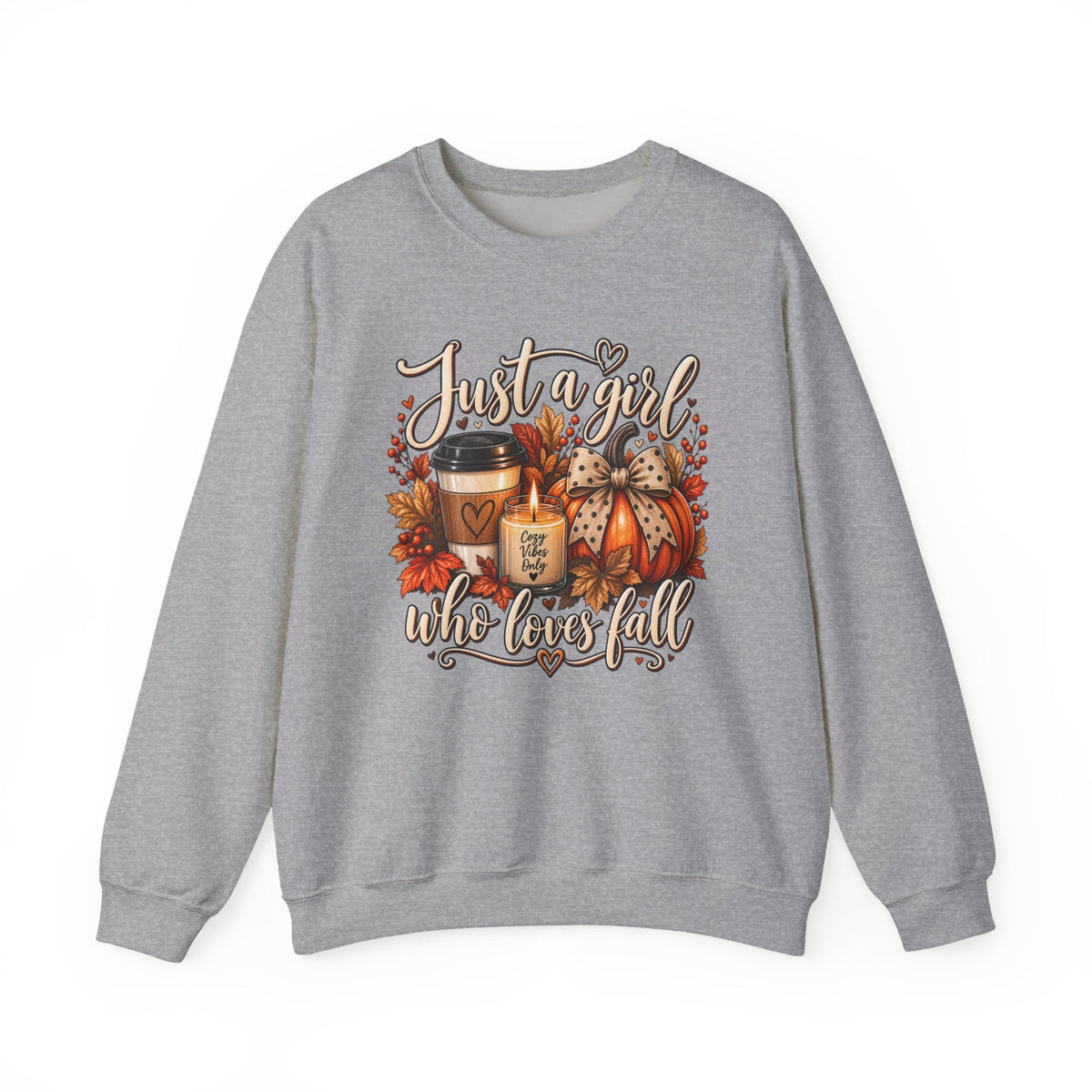 "Just a Girl Who Loves Fall" Autumn Pullover