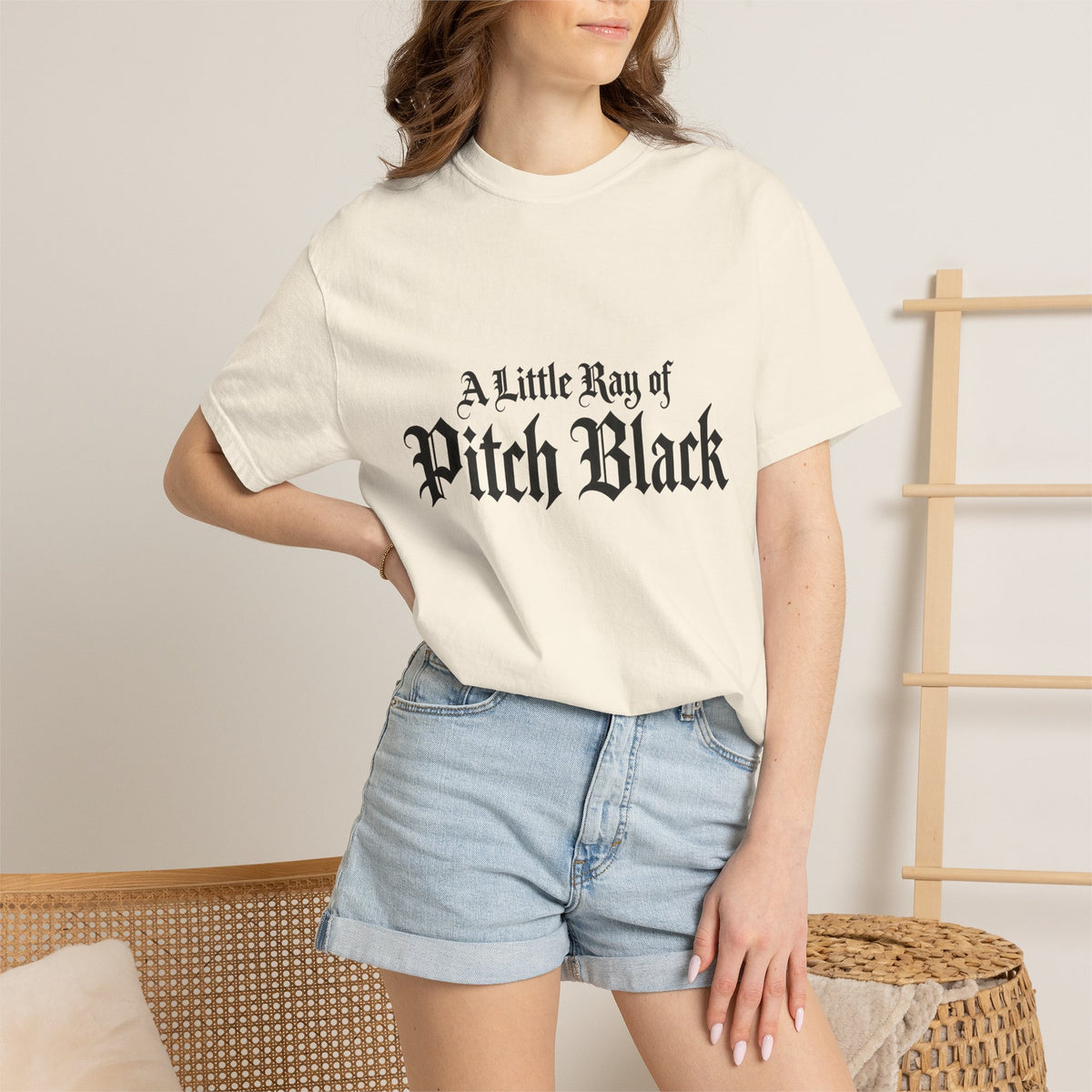 A Little Ray of Pitch Black Graphic T-Shirt