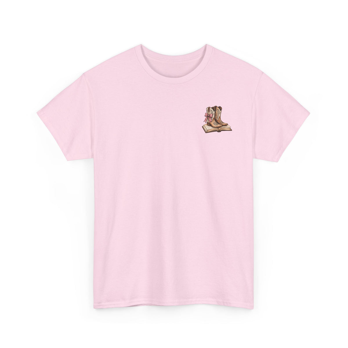 Cowgirl Cowboy Boots Tee — "Read 'Em & Weep" Western Graphic Shirt