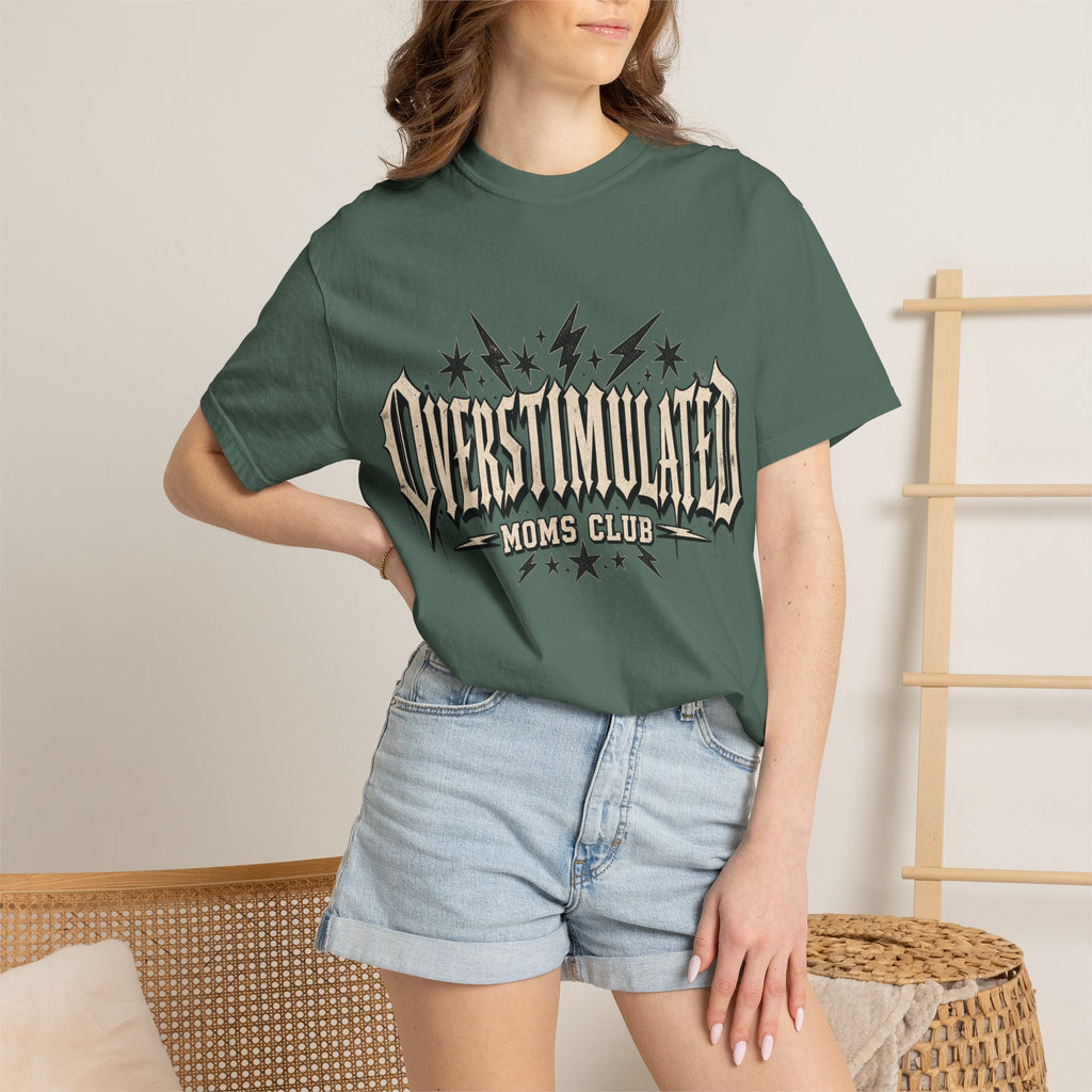 Overstimulated Moms Club Tee