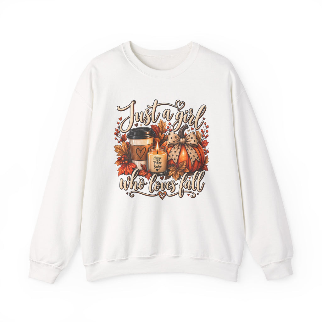 "Just a Girl Who Loves Fall" Autumn Pullover