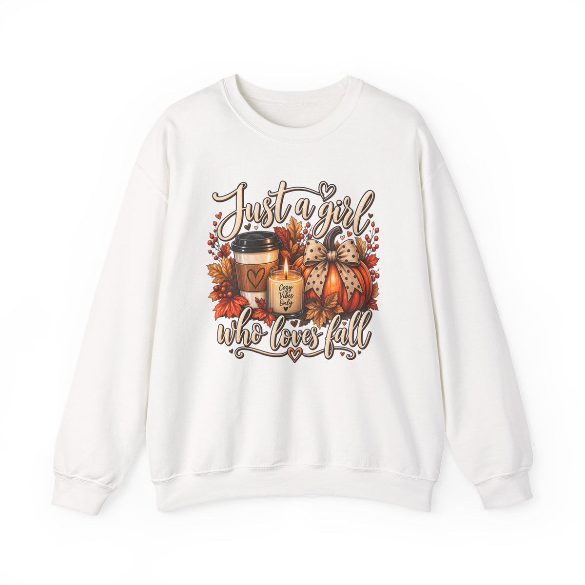 "Just a Girl Who Loves Fall" Autumn Pullover