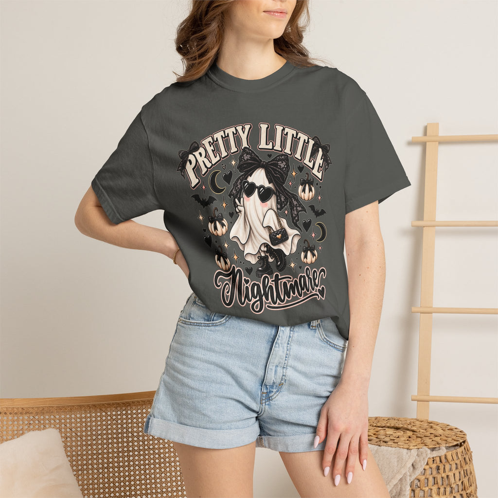 Pretty Little Nightmare T-Shirt — Cute Witch Ghost Halloween Tee