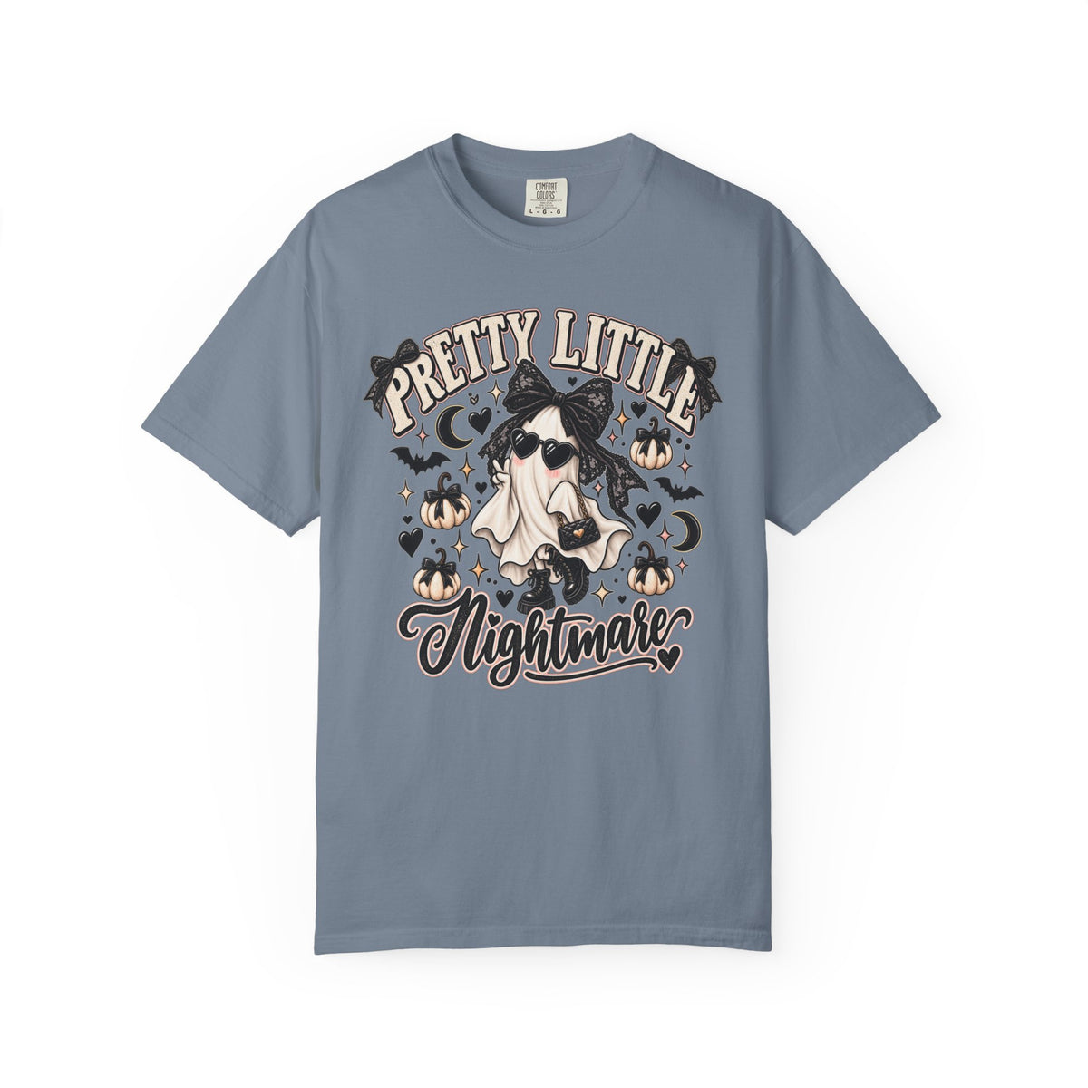 Pretty Little Nightmare T-Shirt — Cute Witch Ghost Halloween Tee