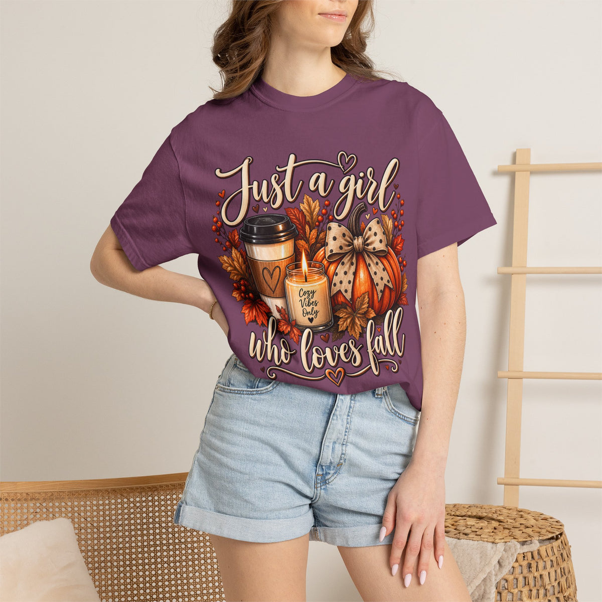 Just a Girl Who Loves Fall Tee