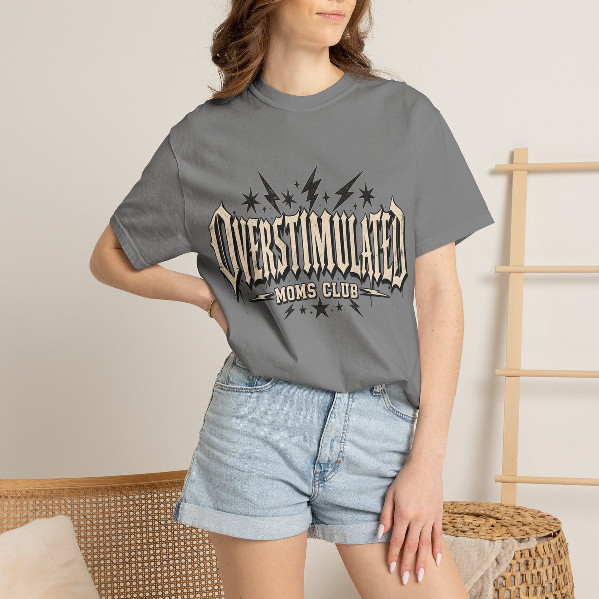 Overstimulated Moms Club Tee