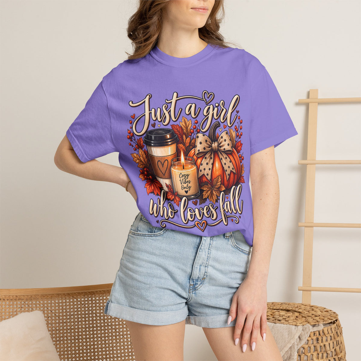 Just a Girl Who Loves Fall Tee