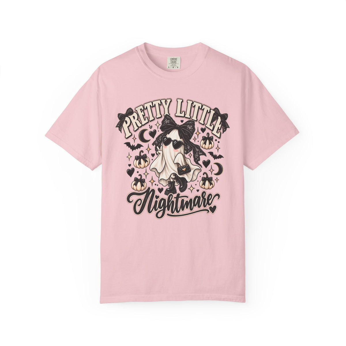 Pretty Little Nightmare T-Shirt — Cute Witch Ghost Halloween Tee
