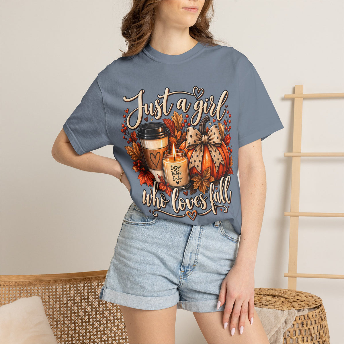 Just a Girl Who Loves Fall Tee