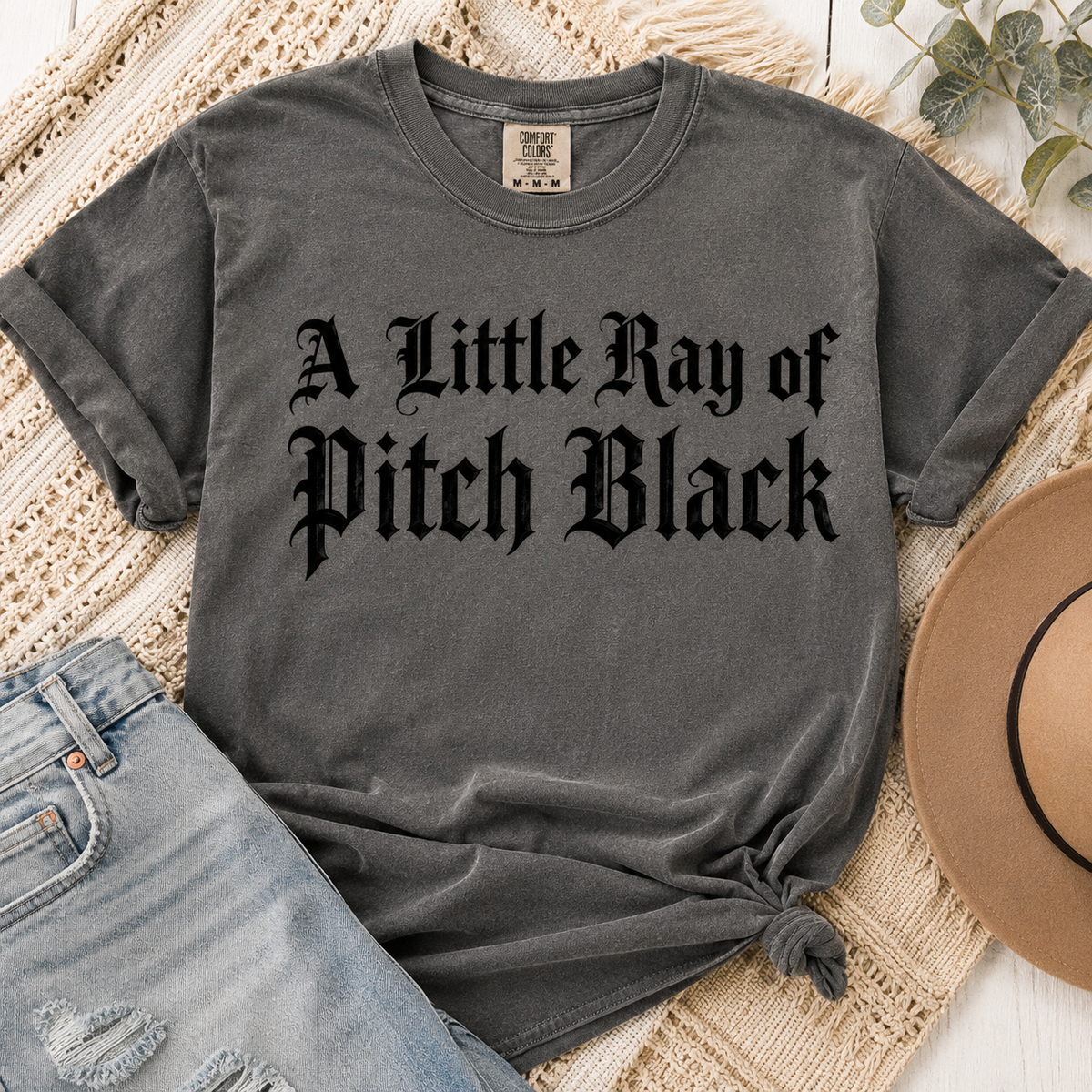 A Little Ray of Pitch Black Graphic T-Shirt