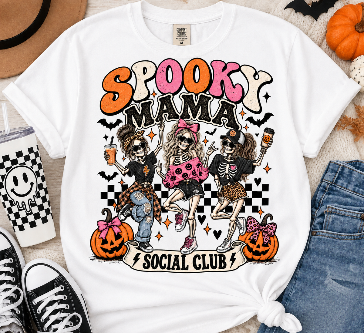 Spooky Mama Social Club Tee