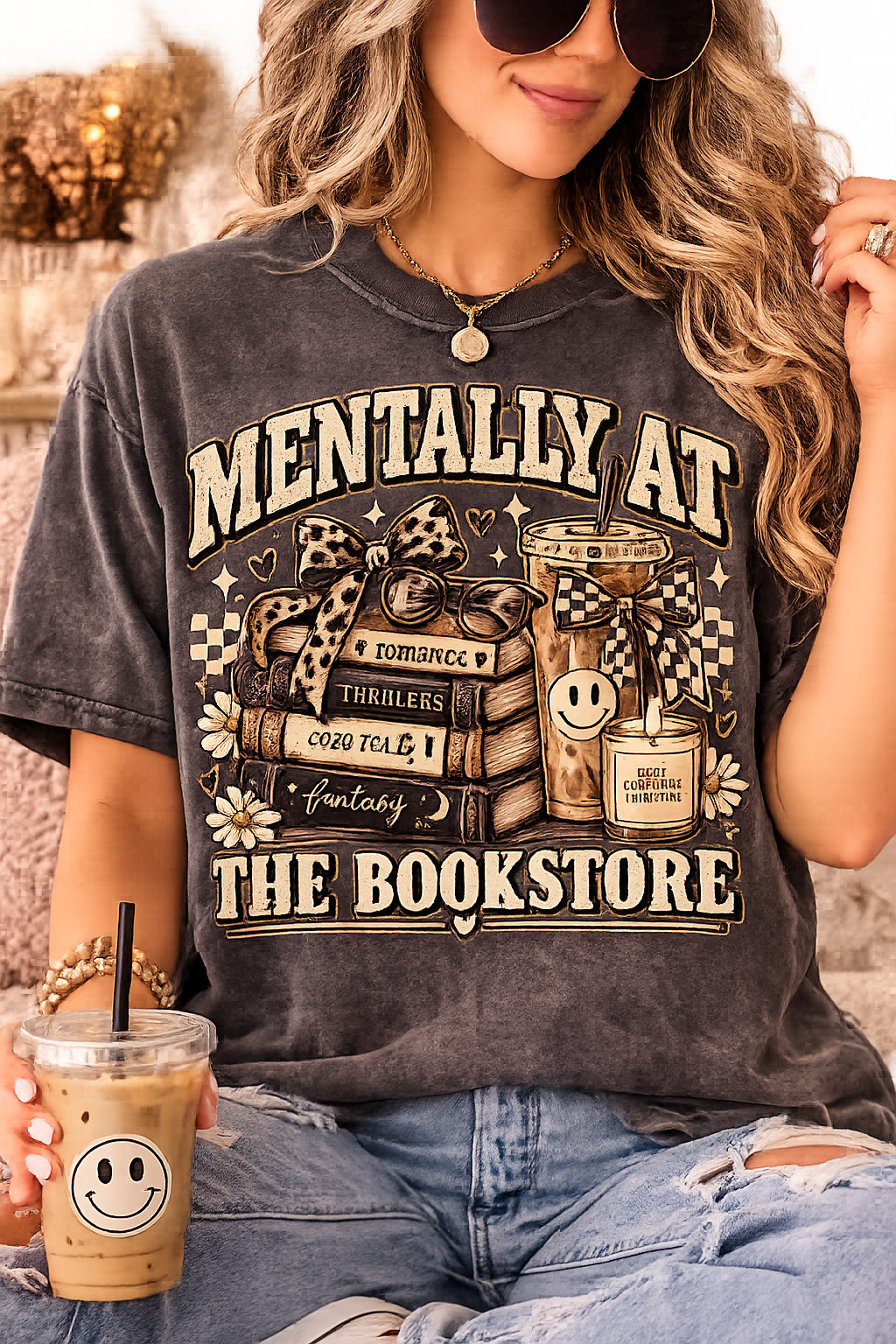 Mentally at the Bookstore Tee