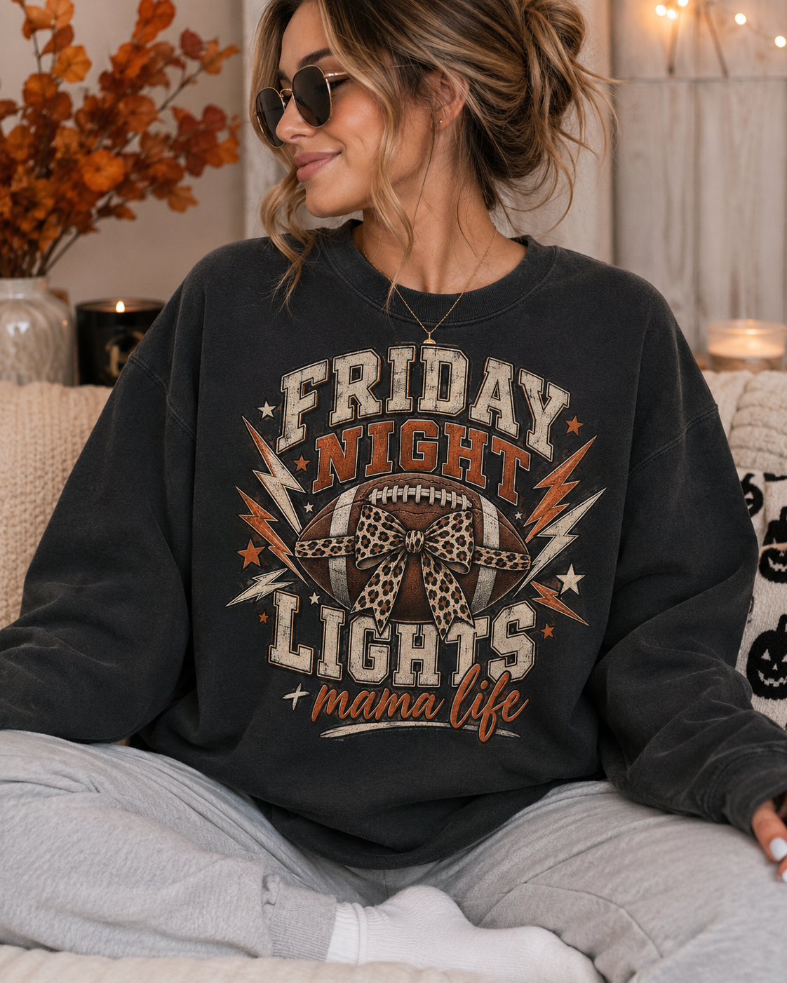 Friday Lights Football Crewneck Sweatshirt