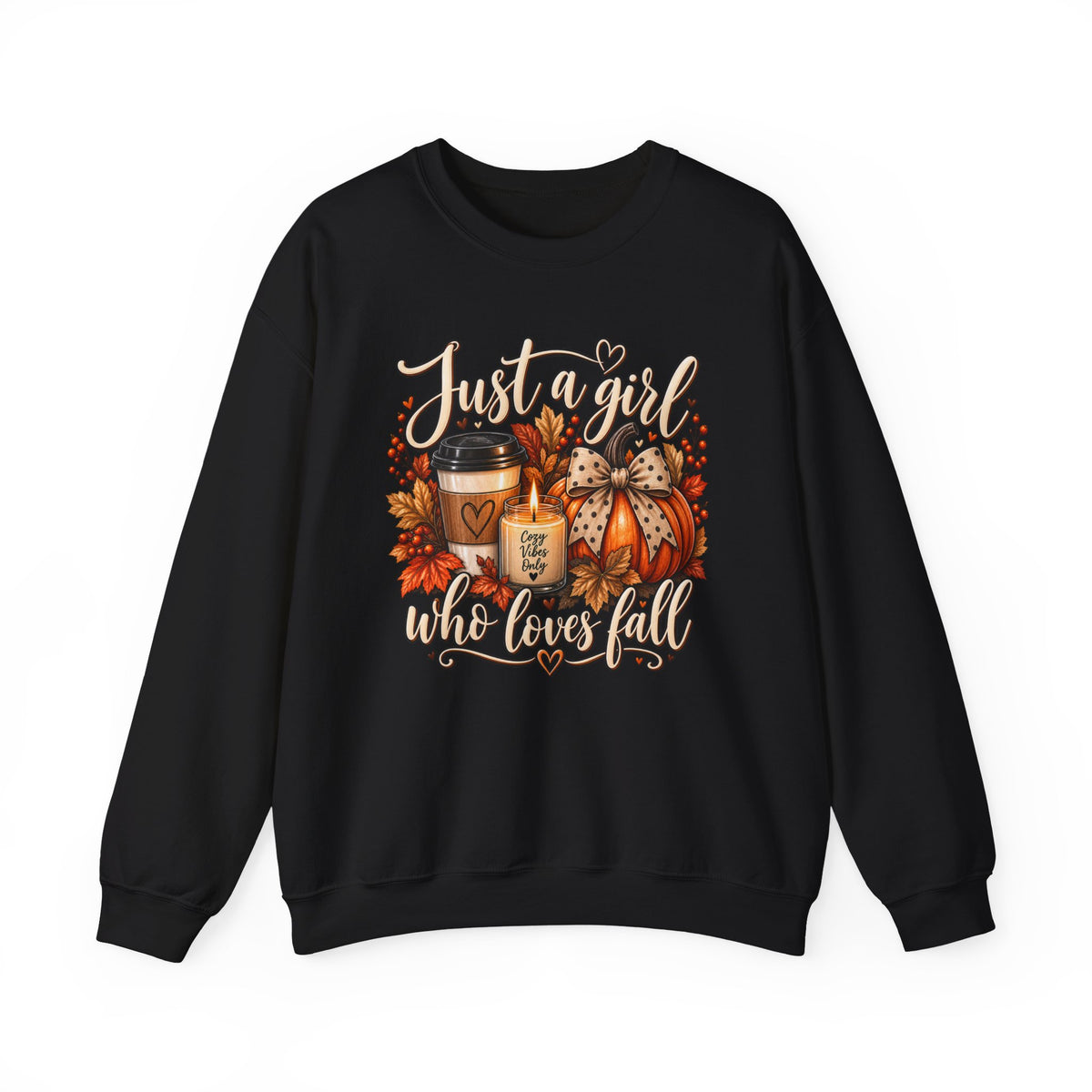 "Just a Girl Who Loves Fall" Autumn Pullover