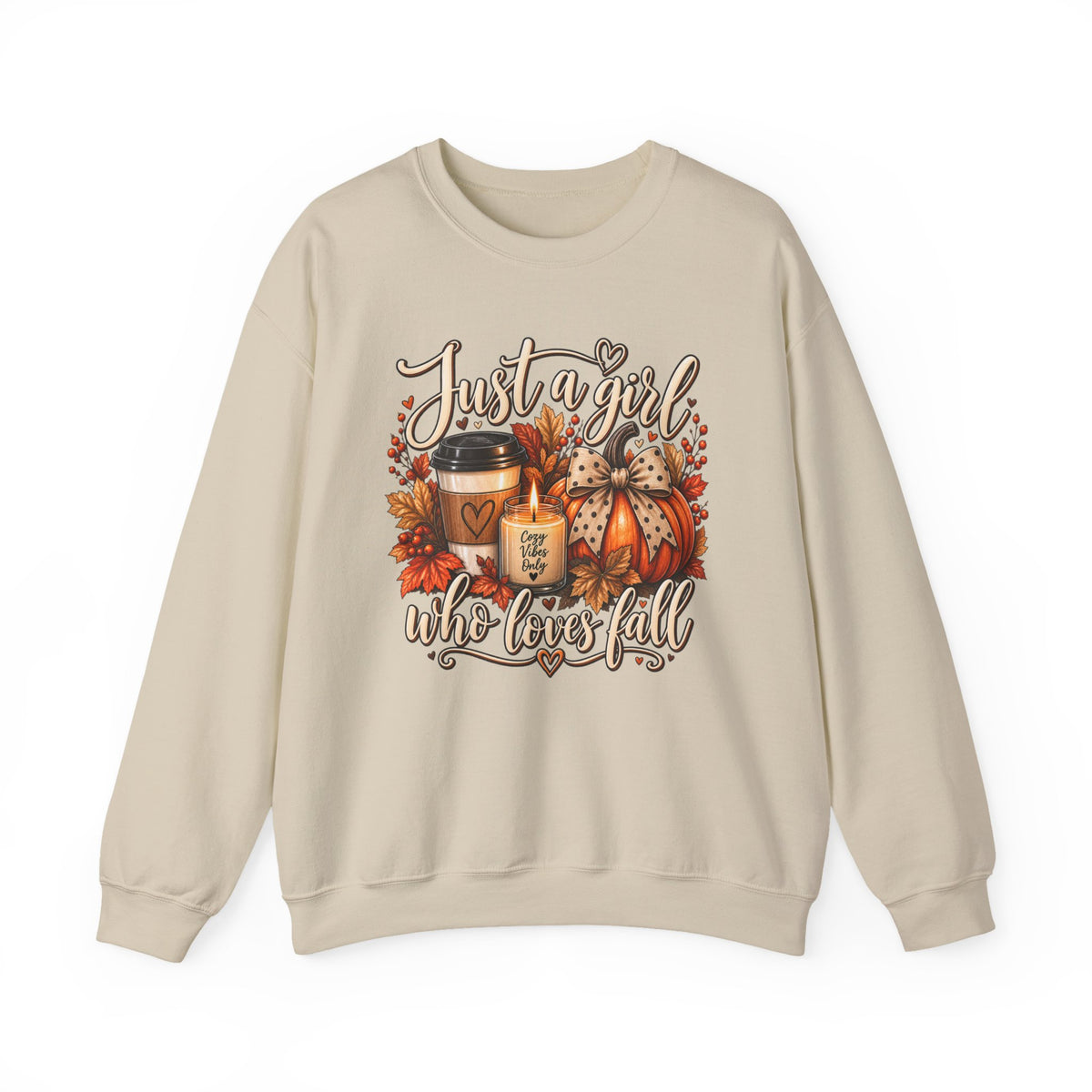 "Just a Girl Who Loves Fall" Autumn Pullover