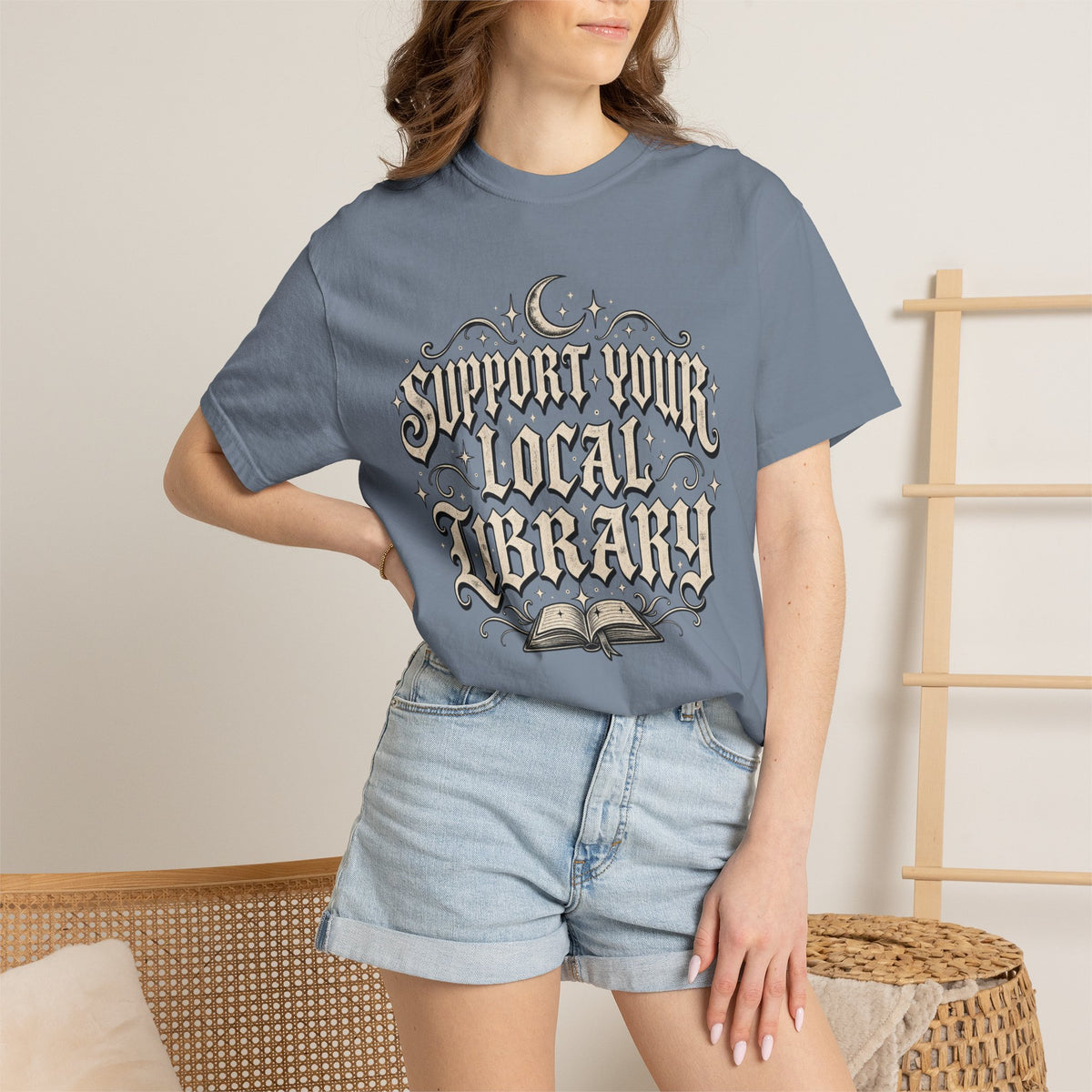 "Support Your Local Library" Tee