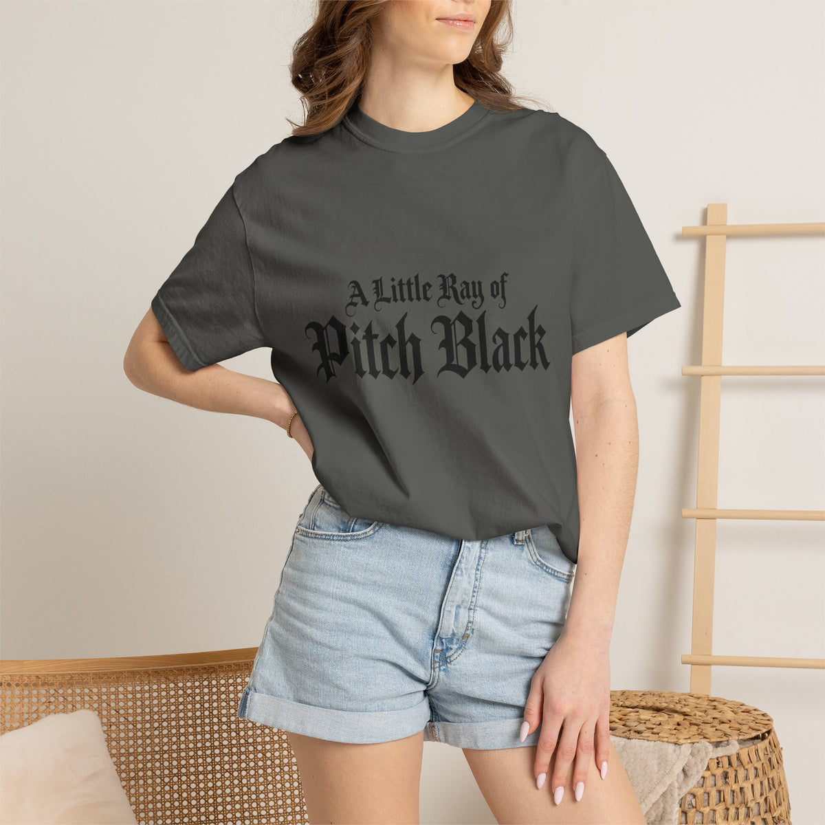 A Little Ray of Pitch Black Graphic T-Shirt