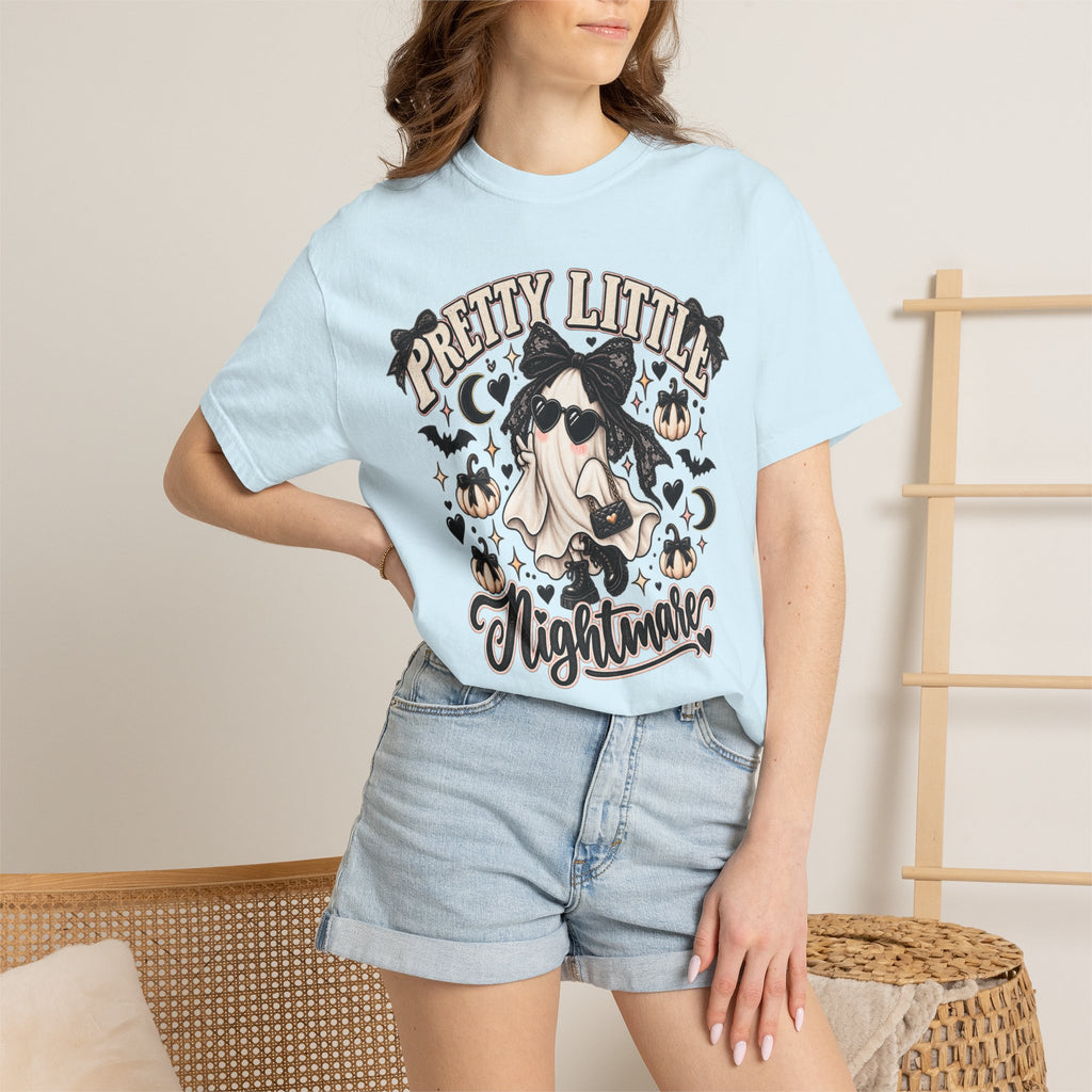 Pretty Little Nightmare T-Shirt — Cute Witch Ghost Halloween Tee