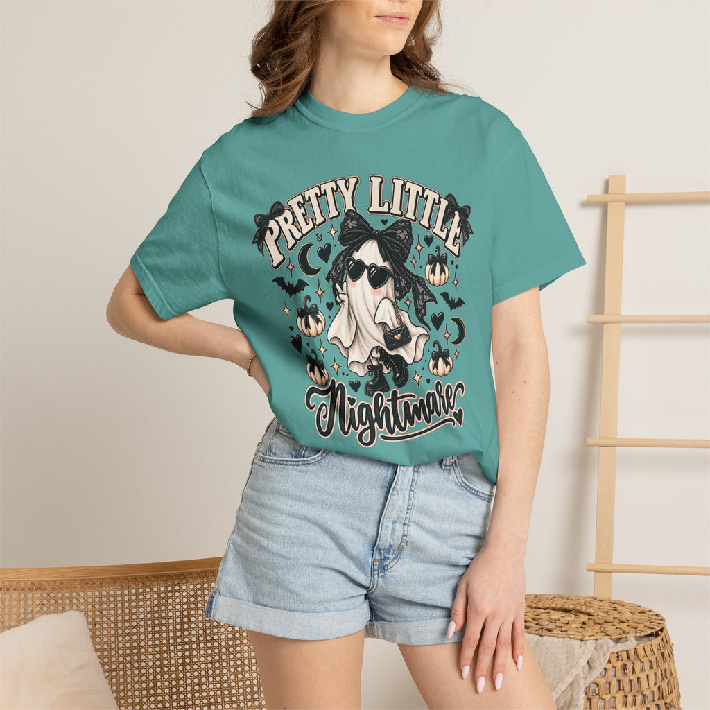 Pretty Little Nightmare T-Shirt — Cute Witch Ghost Halloween Tee