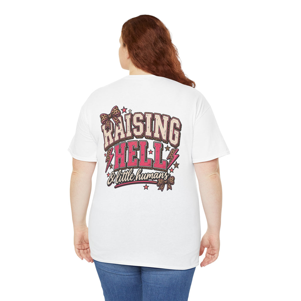 Raising Hell Little Humans T-Shirt — Retro Mom/Dad Parenting Tee