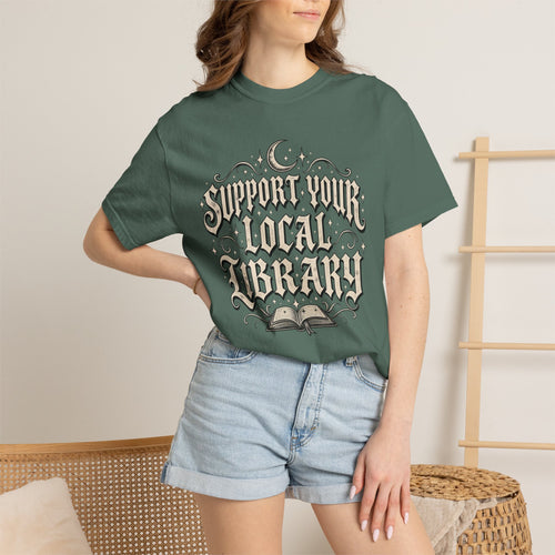 "Support Your Local Library" Tee