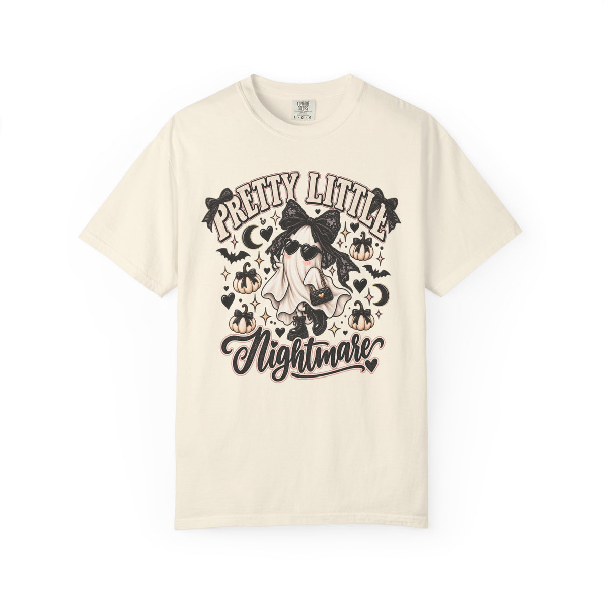 Pretty Little Nightmare T-Shirt — Cute Witch Ghost Halloween Tee