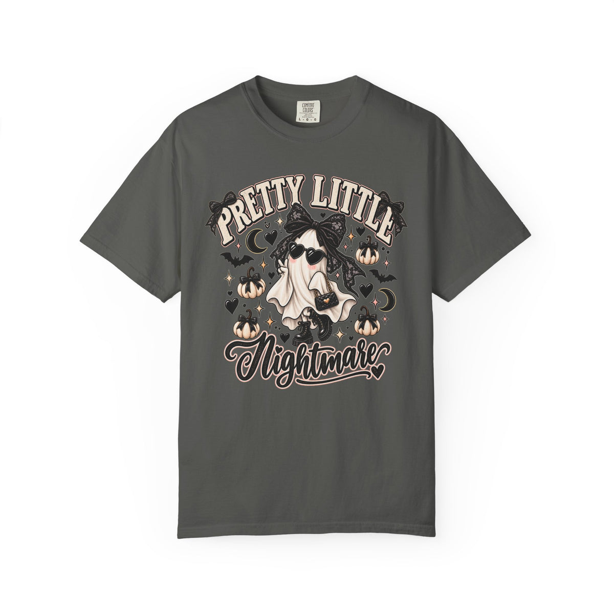 Pretty Little Nightmare T-Shirt — Cute Witch Ghost Halloween Tee
