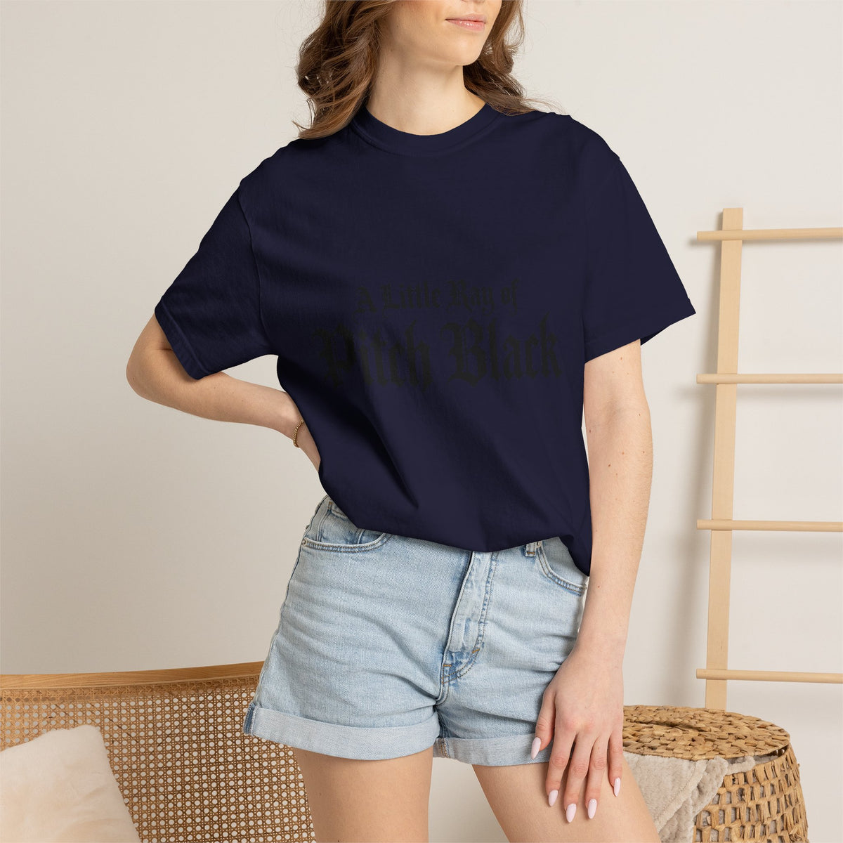 A Little Ray of Pitch Black Graphic T-Shirt