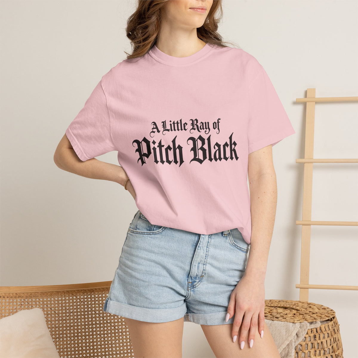 A Little Ray of Pitch Black Graphic T-Shirt