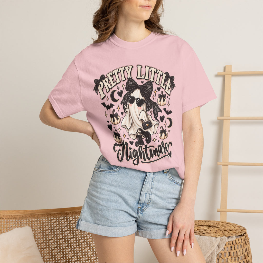 Pretty Little Nightmare T-Shirt — Cute Witch Ghost Halloween Tee