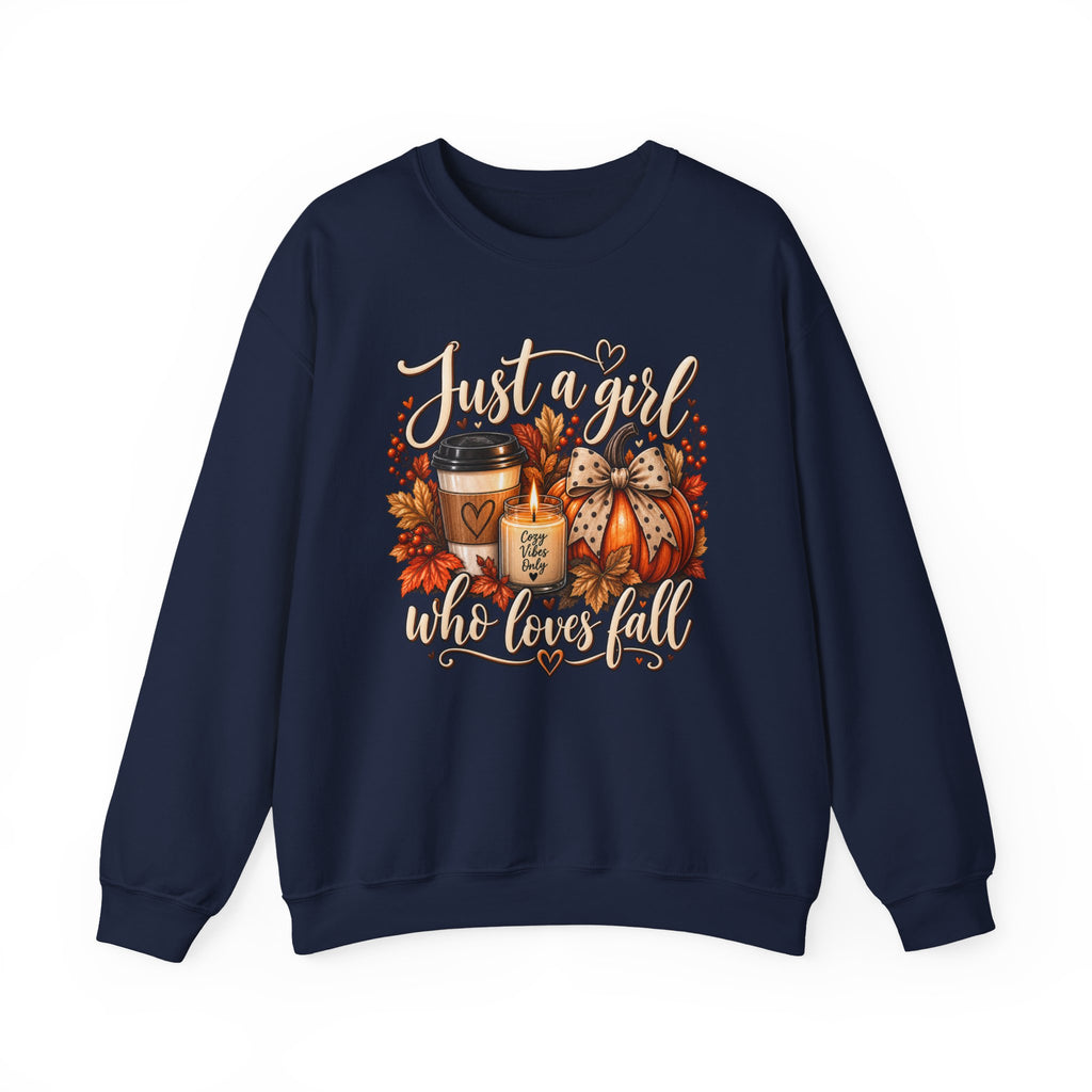 "Just a Girl Who Loves Fall" Autumn Pullover