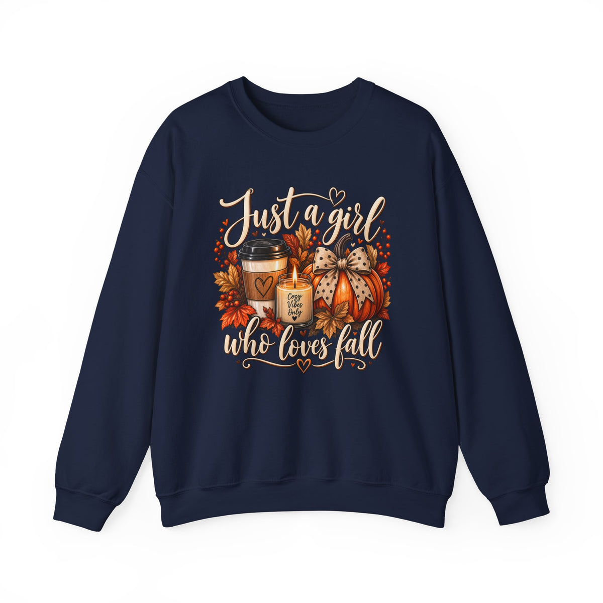 "Just a Girl Who Loves Fall" Autumn Pullover